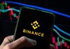 Binance зазнала масштабного зламу на $6,3 млрд: біржа зупинила виведення коштів Логотип криптовалютної біржі Binance на екрані смартфона