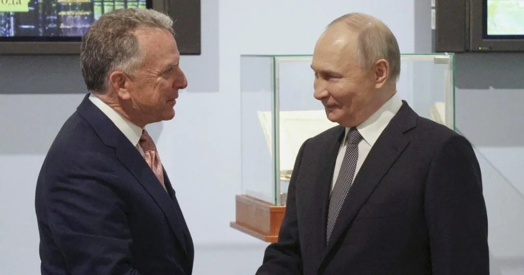 US President’s Special Representative Steve Witkoff and Russian leader Vladimir Putin