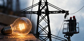 Large-scale power cut in Dnipro: over 200,000 households without electricity An illustration of widespread power cuts in Dnipro