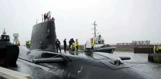 The UK has deployed three Vanguard-class nuclear submarines to sea simultaneously Britain has deployed three nuclear submarines at sea