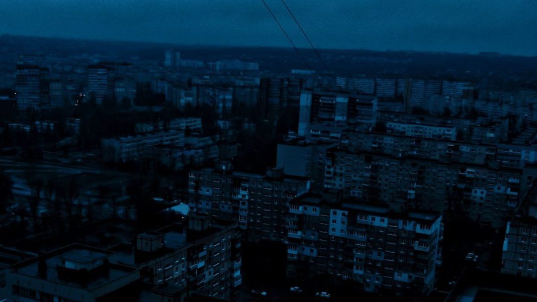 A major power cut in Dnipro on 30 October 2026.