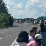 Lorries are waiting for over 40 hours at the border with Poland