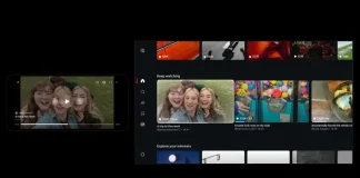 Інтерфейс Instagram із відео на смартфоні та телевізорі, що демонструє можливості перегляду контенту на різних екранах.
