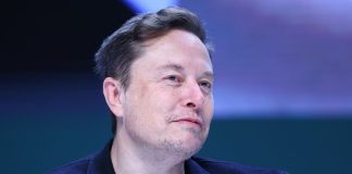 Musk has warned that Starlink satellites are under threat due to the war Elon Musk in a dark jacket