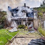 Izyum was attacked by UAVs: large-scale fires and five people injured