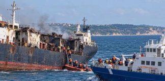 Drones attacked two vessels in Bulgaria’s exclusive economic zone: one sank A merchant vessel and a lifeboat damaged by fire at sea off the coast of Bulgaria