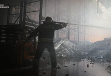Strike on warehouses in the Kyiv region: three people injured; search underway for a woman trapped under the rubble A State Emergency Service rescuer is putting out a fire amongst the ruins of warehouse structures following a Russian attack in the Bucha district of the Kyiv region.