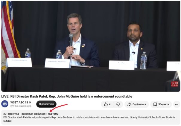 FBI Director Patel did not fly to Russia — a denial