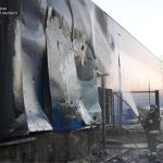 Russia has struck a commercial building in Zaporizhzhia: footage of the damage