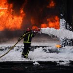 Russia attacked an industrial plant in the Poltava region: fires broke out