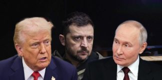Трамп домовився з Путіним: Зеленський назвав це подарунком Кремлю Дональд Трамп, Володимир Зеленський і Володимир Путін — колаж до новини про домовленість США та Росії щодо постачання дизельного палива й реакцію України.