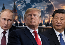 Putin wants to reach an agreement with Trump and Xi on Ukraine without Zelenskyy Vladimir Putin, Donald Trump and Xi Jinping in a collage depicting a possible trilateral summit on ending the war in Ukraine.