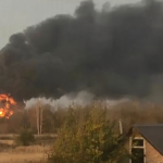 The «Nikolskoye» oil depot near Michurinsk is on fire: footage following the attack