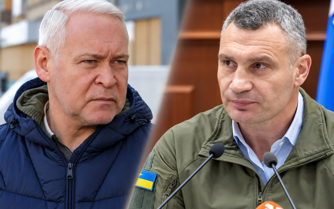 Терехов і Кличко Порівняльний колаж Віталія Кличка та Ігоря Терехова