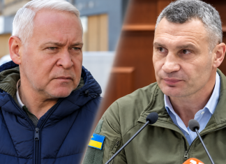 «Поки в Києві обіцяють — у Харкові роблять»: порівняння роботи Кличка та Терехова Порівняльний колаж Віталія Кличка та Ігоря Терехова