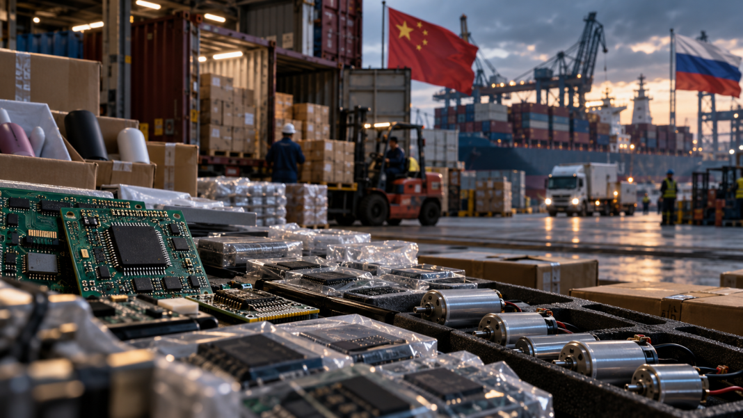 Electronics Chinese microchips and electric motors — an investigation into the supply of electronic components to Russia via foreign intermediaries.