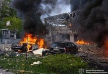 Наслідки удару по Запоріжжю 5 травня